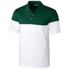 Cutter & Buck Men's Hunter/White Harrington Polo