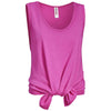 Expert Women's Berry American Moca Tie Front Tank