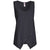 Expert Women's Black American Moca Tie Front Tank