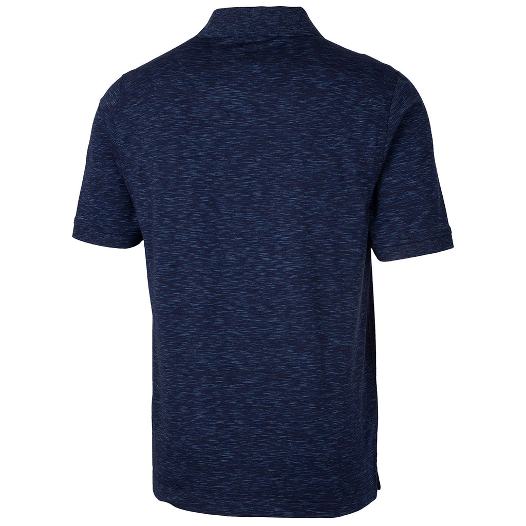 Cutter & Buck Men's Dark Liberty Navy DryTec Advantage Space Dye Polo