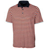 Cutter & Buck Men's College Orange Forge Polo Multi Strip