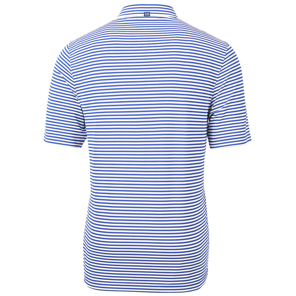 Cutter & Buck Men's Chelan Virtue Eco Pique Stripped Recycled Polo