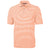 Cutter & Buck Men's Orange Burst Virtue Eco Pique Stripped Recycled Polo