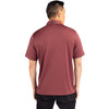 Cutter & Buck Men's Dark Bordeaux Heather Forge Eco Stretch Recycled Polo