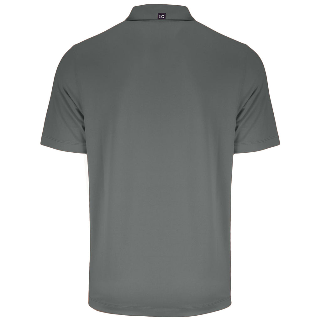 Cutter & Buck Men's Elemental Grey Forge Eco Stretch Recycled Polo