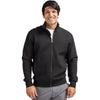 Cutter & Buck Men's Black Roam Eco Recycled Full Zip Jacket