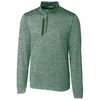 Cutter & Buck Men's Hunter Green Stealth Half Zip