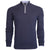 Greyson Men's Maltese Blue Sebonack 1/4 Zip Sweater