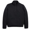 Marine Layer Men's Black Heather Corbet Quilted Pullover