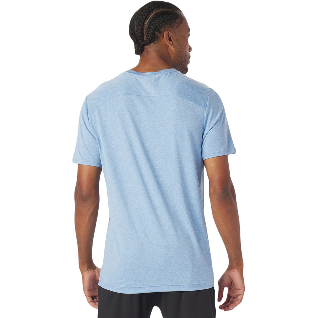 Glyder Men's Ice Blue Heather Salton Short Sleeve