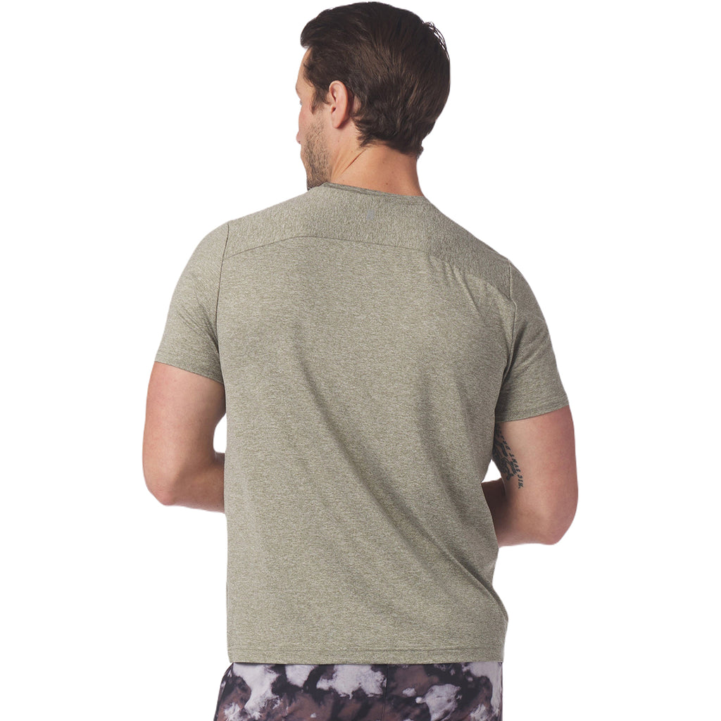 Glyder Men's Moss Heather Salton Short Sleeve