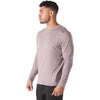 Glyder Men's Berry Wine / White Stripe Salton Long Sleeve