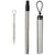 Primeline Black Festival Telescopic Drinking Straw Kit