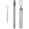 Primeline Grey Festival Telescopic Drinking Straw Kit