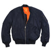 Alpha Industries Men's Replica Blue MA-1 Flight Jacket