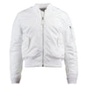 Alpha Industries Men's White MA-1 Slim Flight Jacket