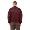 Alpha Industries Men's Maroon MA-1 Slim Flight Jacket