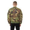 Alpha Industries Men's Woodland Camo MA-1 Slim Flight Jacket