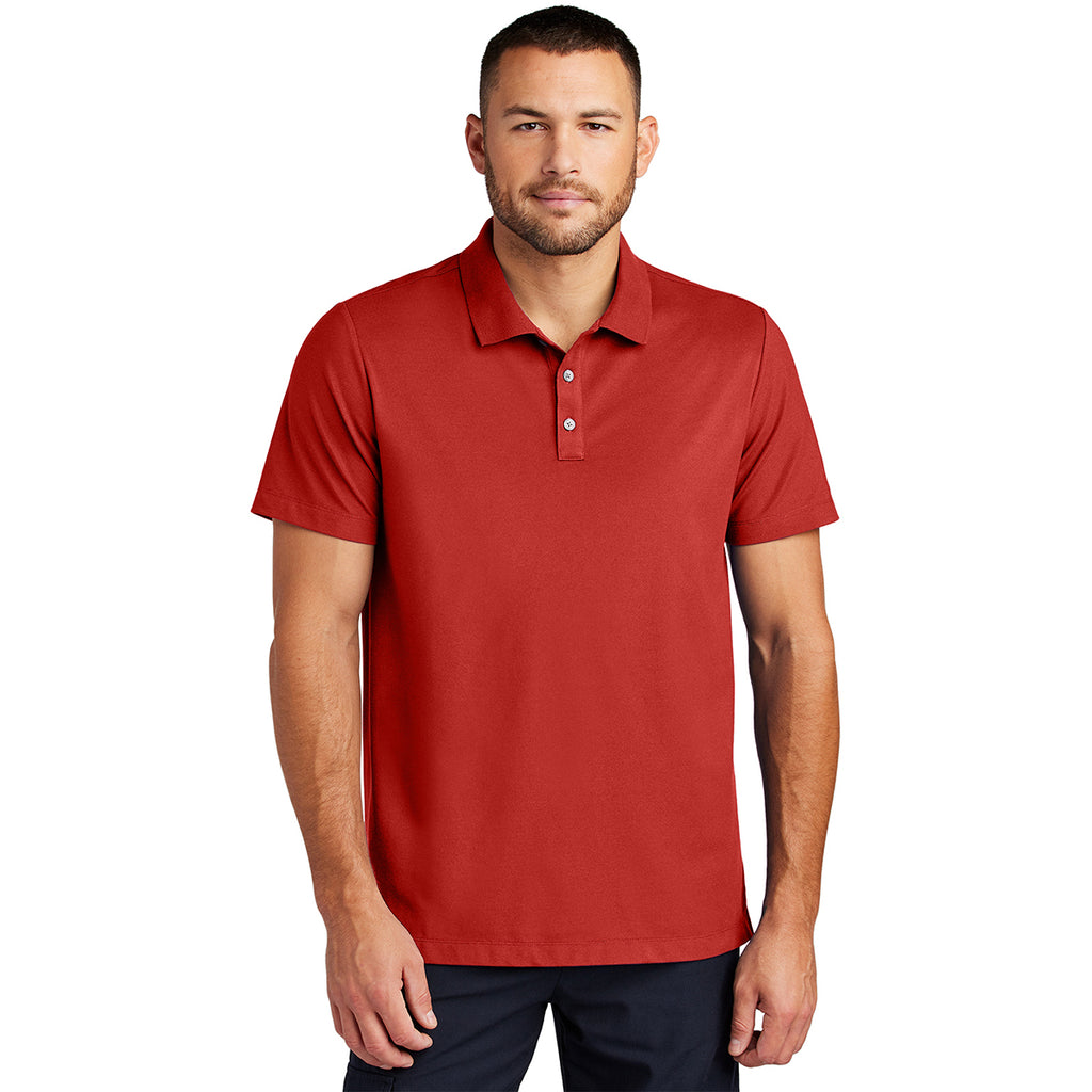 Mercer+Mettle Men's Apple Red Stretch Pique Polo