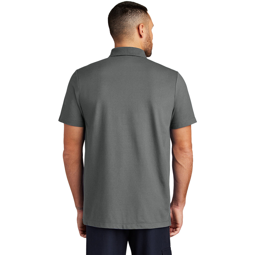 Mercer+Mettle Men's Storm Grey Stretch Pique Polo