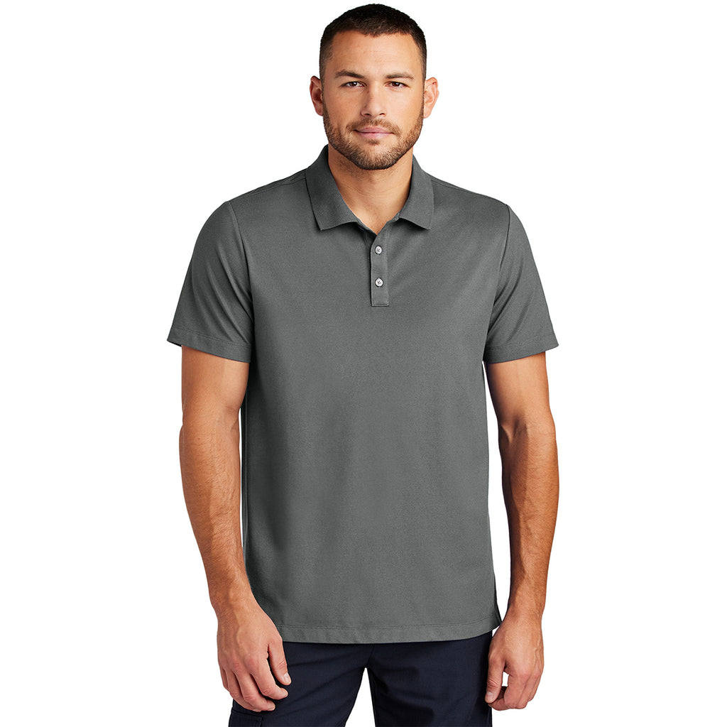 Mercer+Mettle Men's Storm Grey Stretch Pique Polo