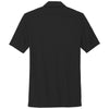 Mercer+Mettle Men's Deep Black Stretch Pique Full-Button Polo