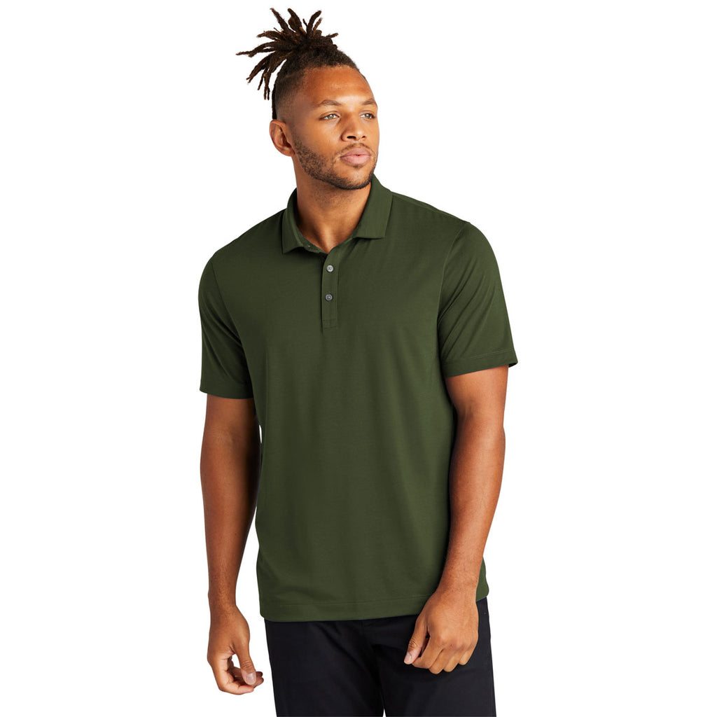 Mercer+Mettle Men's Townsend Green Stretch Jersey Polo