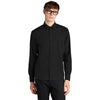 Mercer+Mettle Men's Deep Black Long Sleeve Stretch Woven Shirt