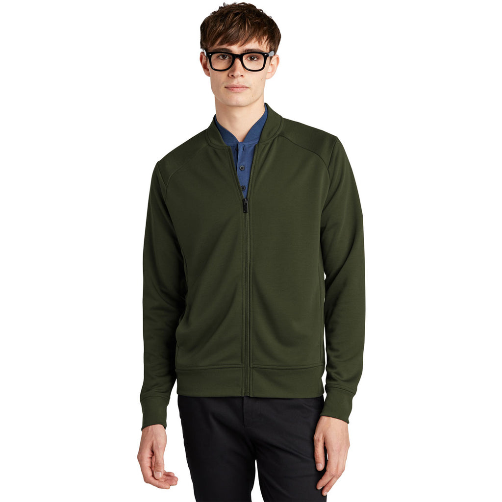 Mercer+Mettle Men's Townsend Green Double-Knit Bomber