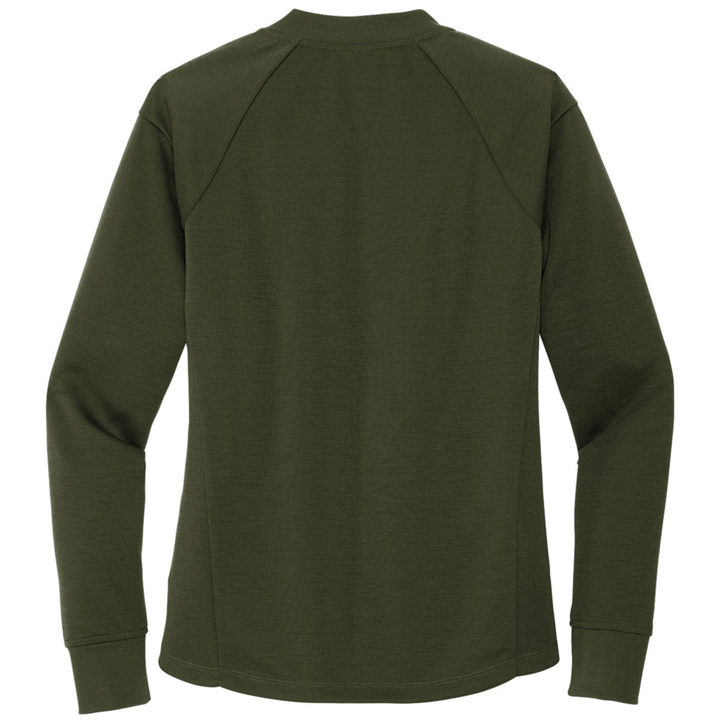 Mercer+Mettle Women's Townsend Green Double-Knit Bomber