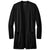 Mercer+Mettle Women's Deep Black Open Front Cardigan Sweater