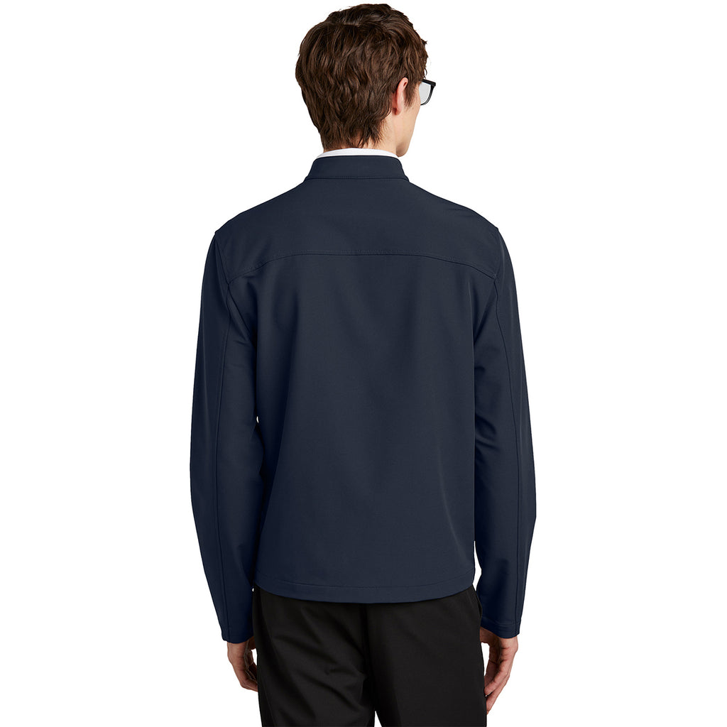 Mercer+Mettle Men's Night Navy Stretch Soft Shell Jacket