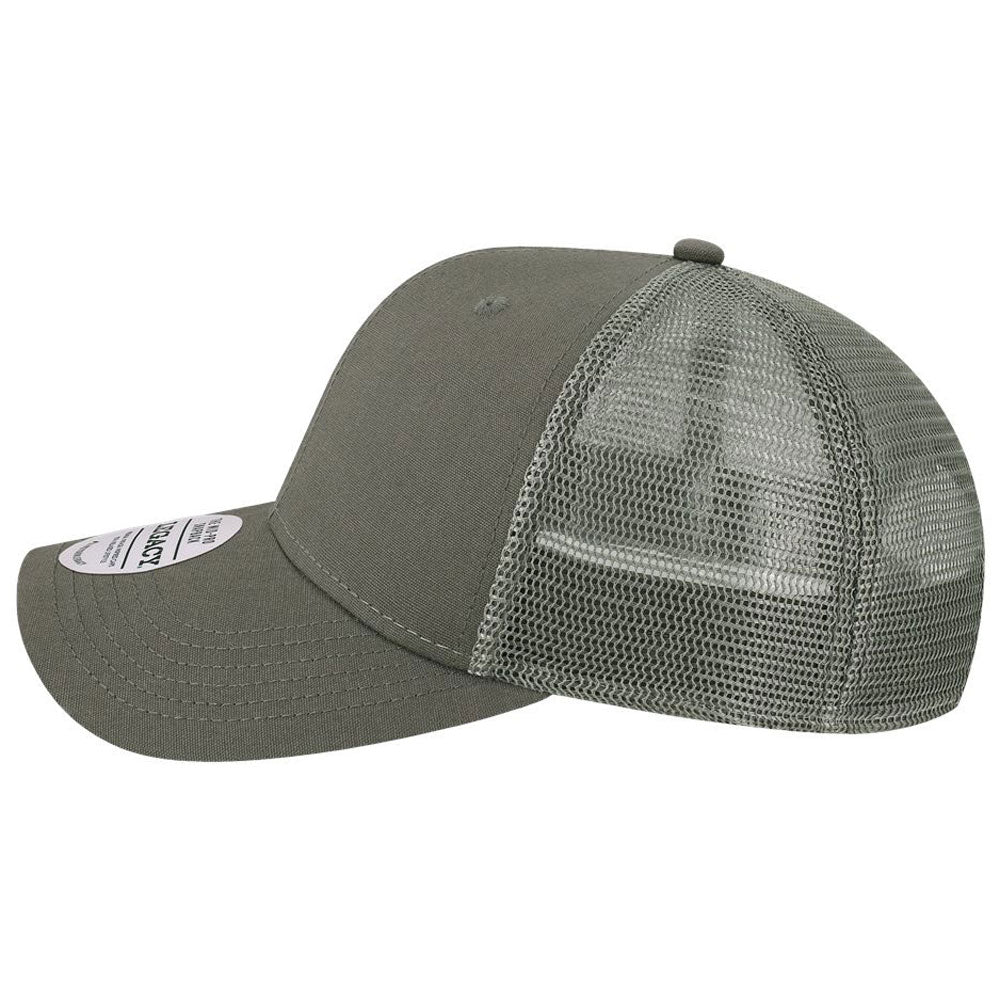 Legacy Dark Grey/Dark Grey Mid-Pro Snapback Trucker Cap