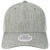 Legacy Melange Grey/White Mid-Pro Snapback Trucker Cap