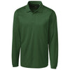 Clique Men's Bottle Green Long Sleeve Ice Pique Polo