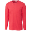 Clique Men's Red Heather Long Sleeve Phoenix Tee