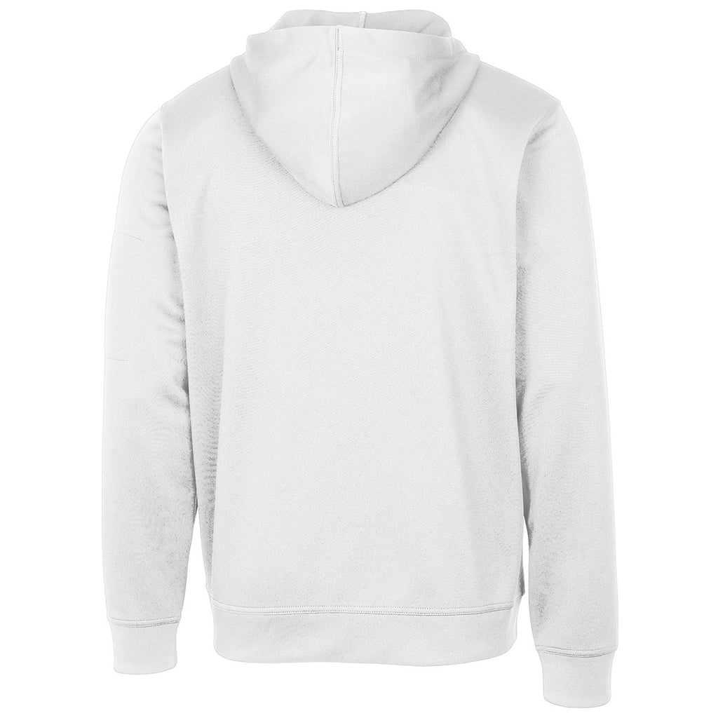 Clique Men's White Lift Performance Hoodie Sweatshirt