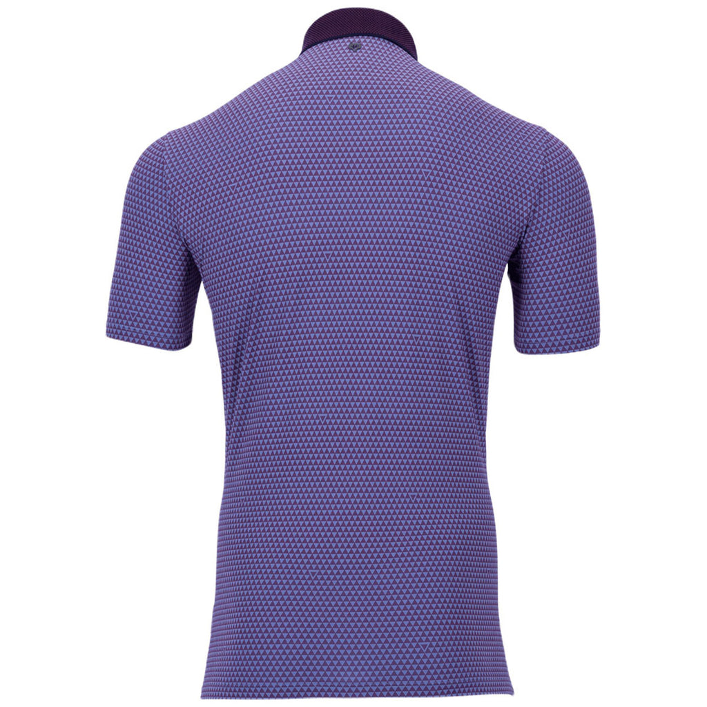 Greyson Men's Iz Purple Volcano Diaries Polo