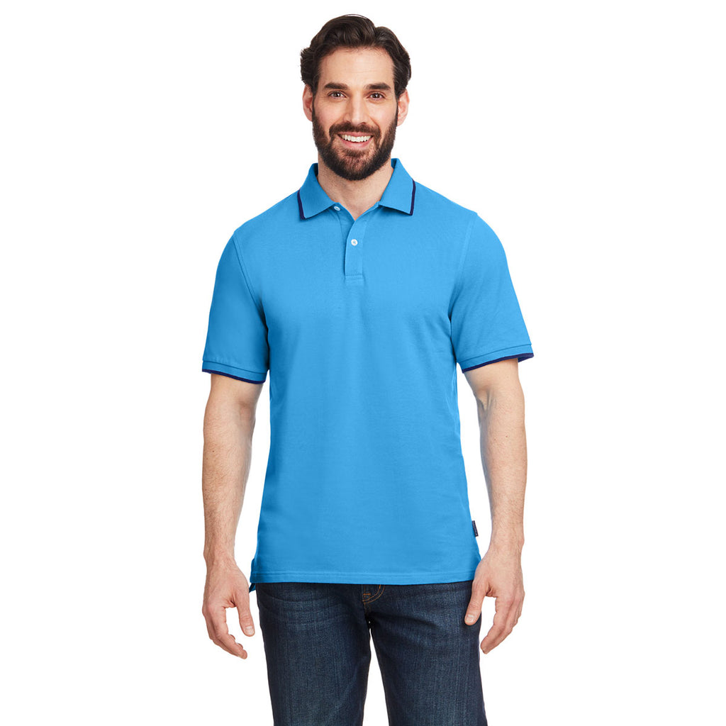 Nautica Men's Azure Blue Deck Polo