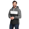 Nautica Unisex Black/Graphite Windward Pullover Anorak