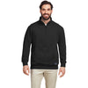 Nautica Men's Black Anchor Quarter-Zip Pullover