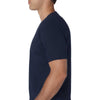 Next Level Men's Midnight Navy Premium Fitted Short-Sleeve V-Neck Tee