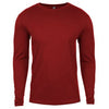 Next Level Men's Cardinal Premium Fitted Long-Sleeve Crew Tee