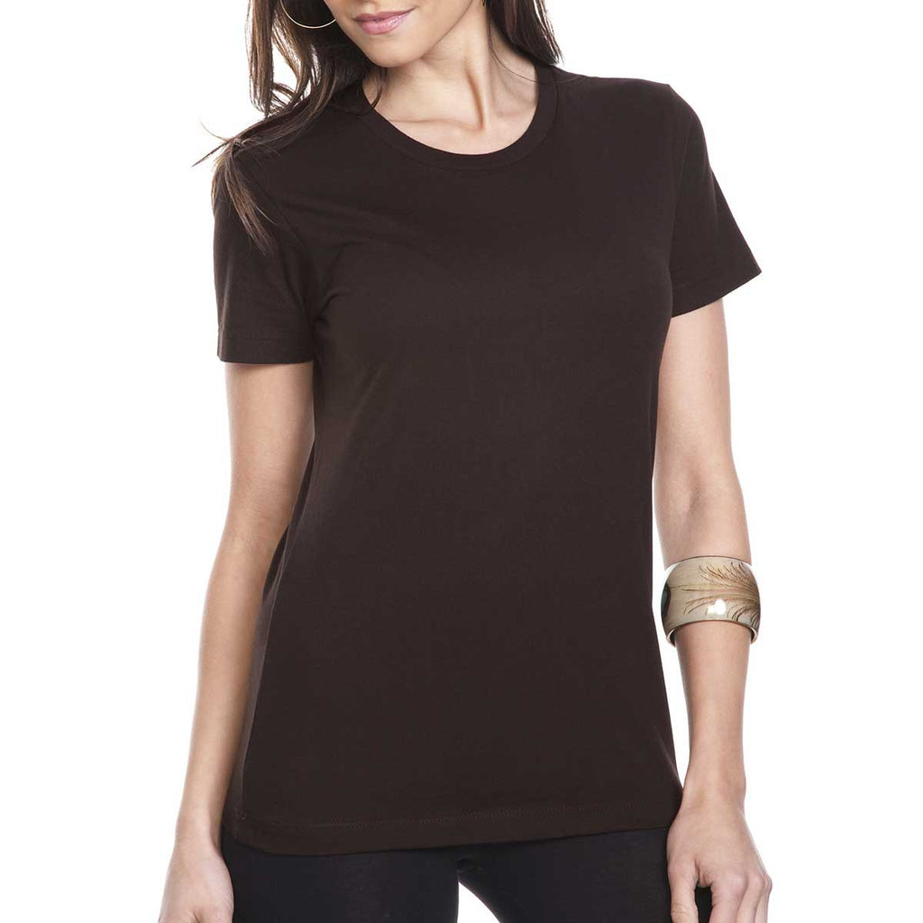 Next Level Women's Dark Chocolate Boyfriend Tee