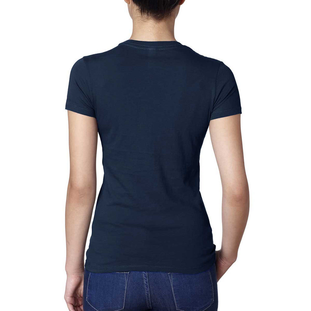 Next Level Women's Midnight Navy Boyfriend Tee