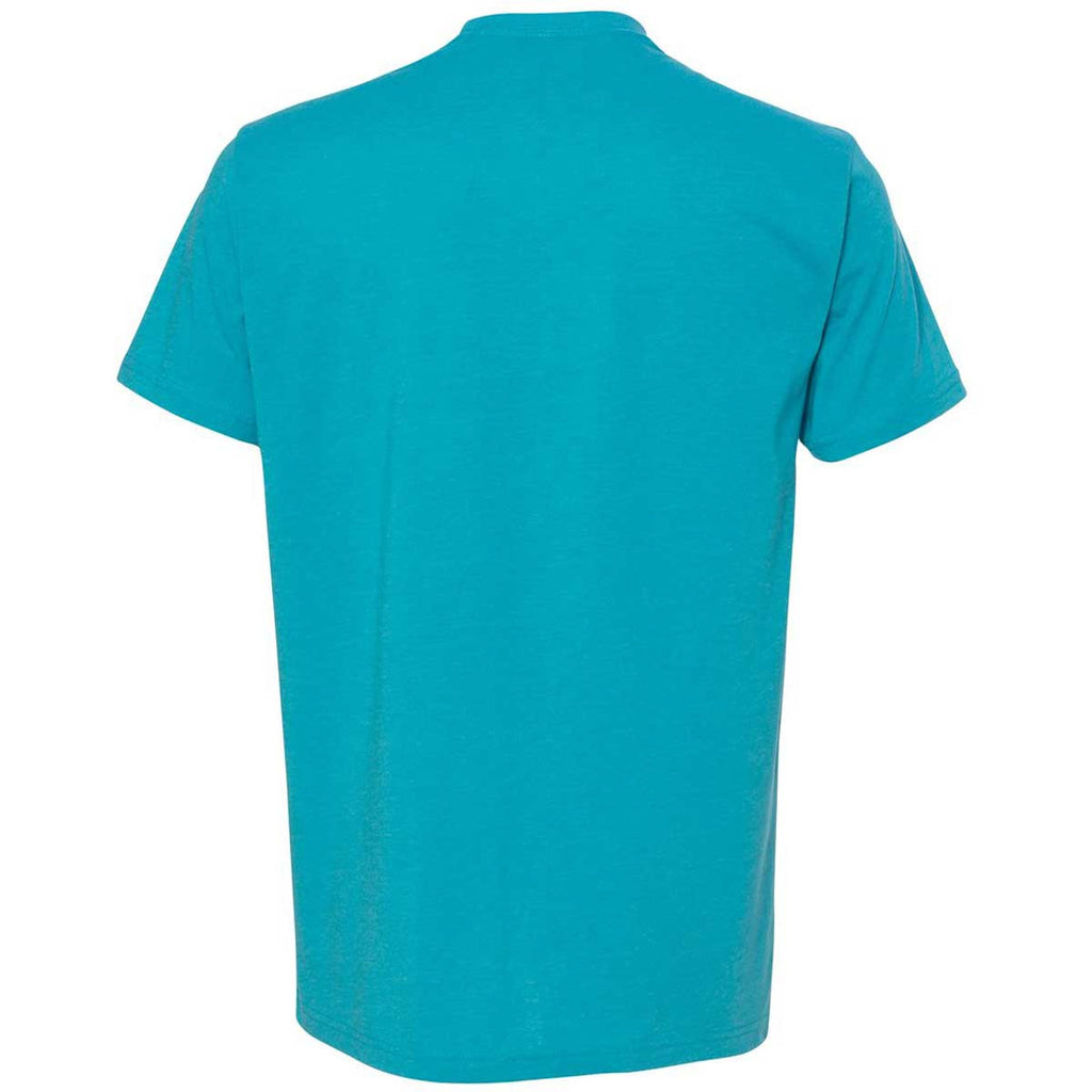 Next Level Men's Bondi Blue Premium Fitted CVC Crew Tee