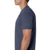 Next Level Men's Indigo Premium Fitted CVC Crew Tee