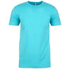 Next Level Men's Tahiti Blue Premium Fitted CVC Crew Tee