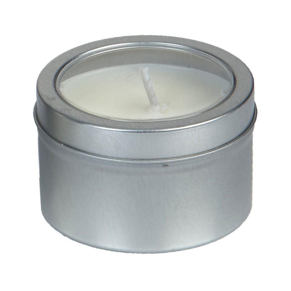SnugZ Citrus Verbena Scented Candle in Small Window Tin 3.5 oz.