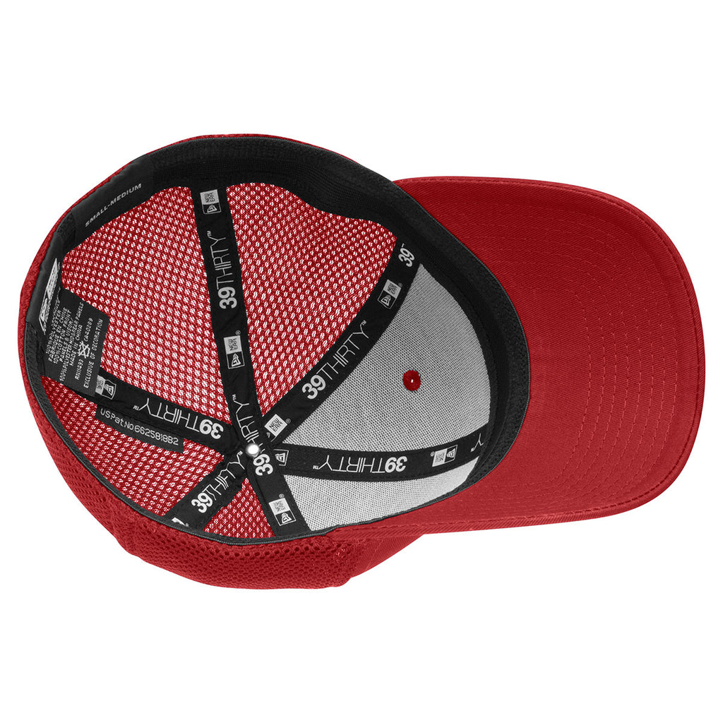 New Era Scarlet Red Stretch Mesh Cap